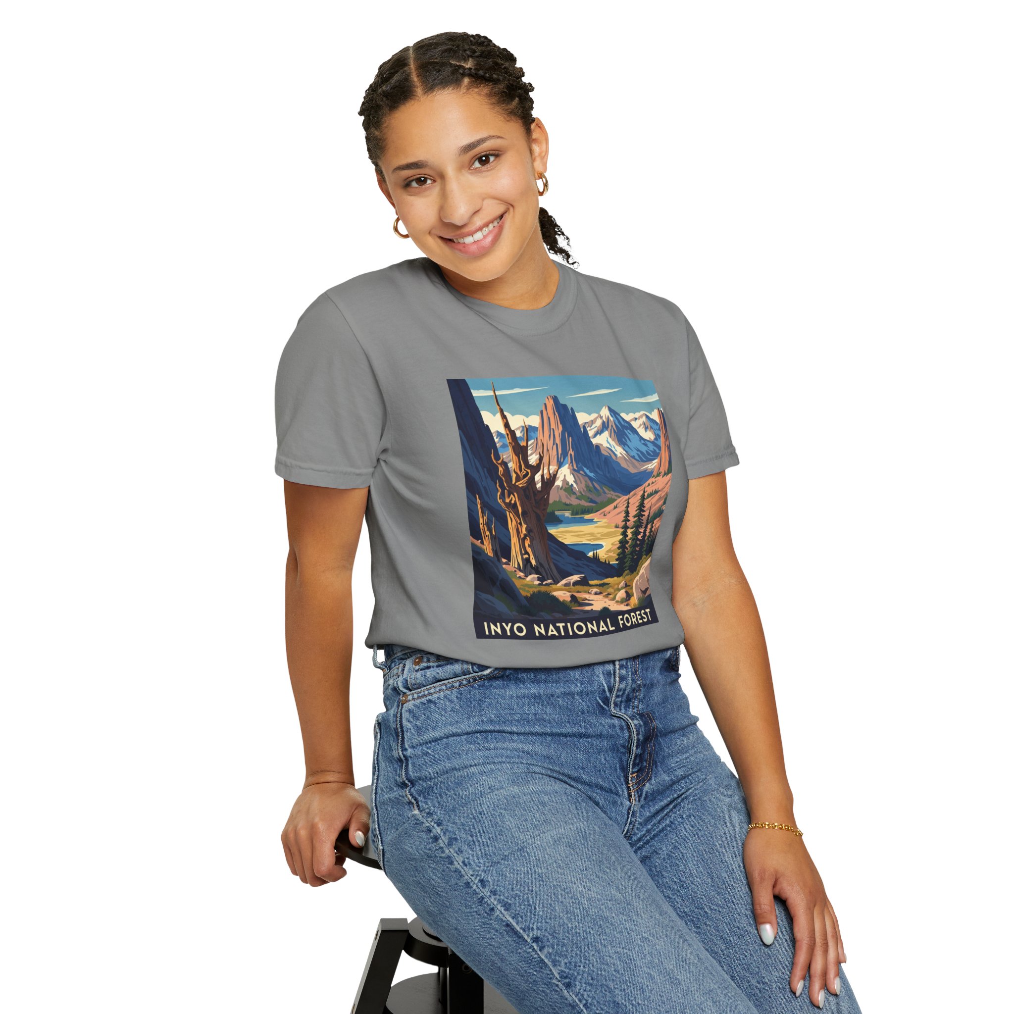 Inyo National Forest WPA Style Unisex T-shirt - Image 11