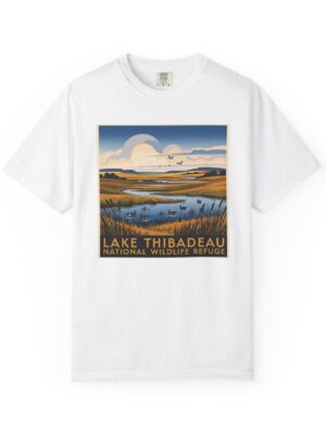 Lake Thibadeau National Wildlife Refuge WPA Style Unisex T-shirt