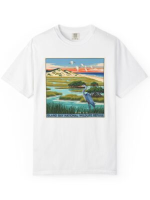 Island Bay National Wildlife Refuge WPA Style Unisex T-shirt