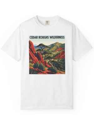 Cedar Roughs Wilderness WPA Style Unisex T-shirt