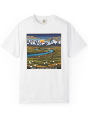 Arctic National Wildlife Refuge WPA Style Unisex T-shirt