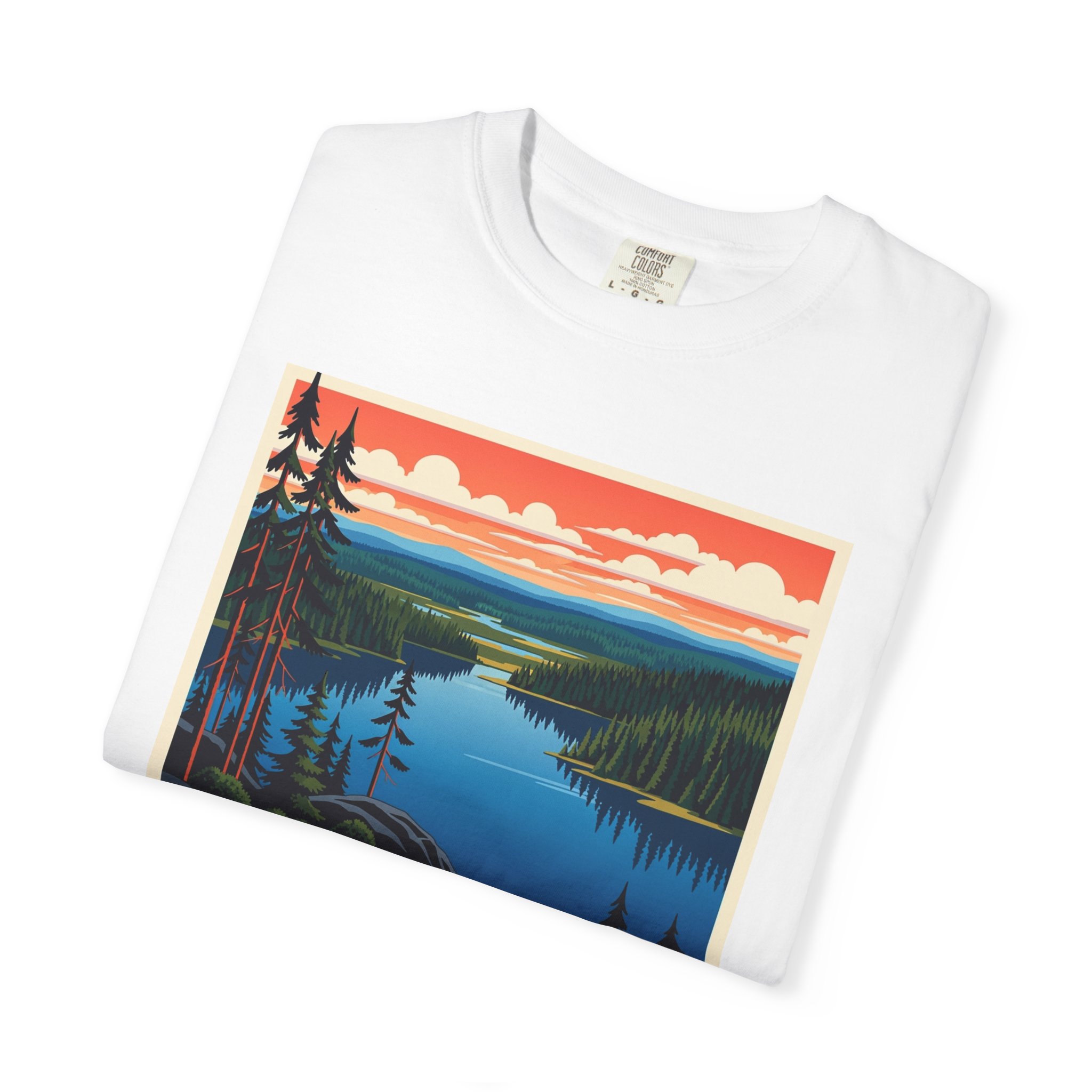 Agassiz Wilderness WPA Style Unisex T-shirt - Image 3