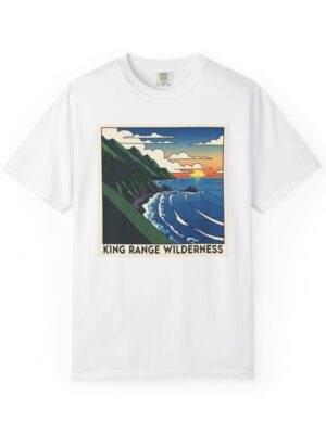 King Range Wilderness WPA Style Unisex T-shirt