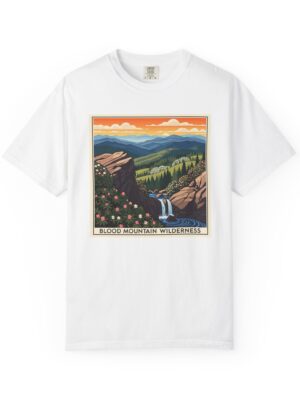 Blood Mountain Wilderness WPA Style Unisex T-shirt