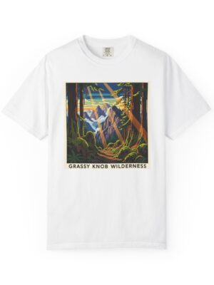 Grassy Knob Wilderness WPA Style Unisex T-shirt