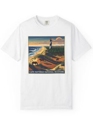 Cape Hatteras National Seashore WPA Style Unisex T-shirt
