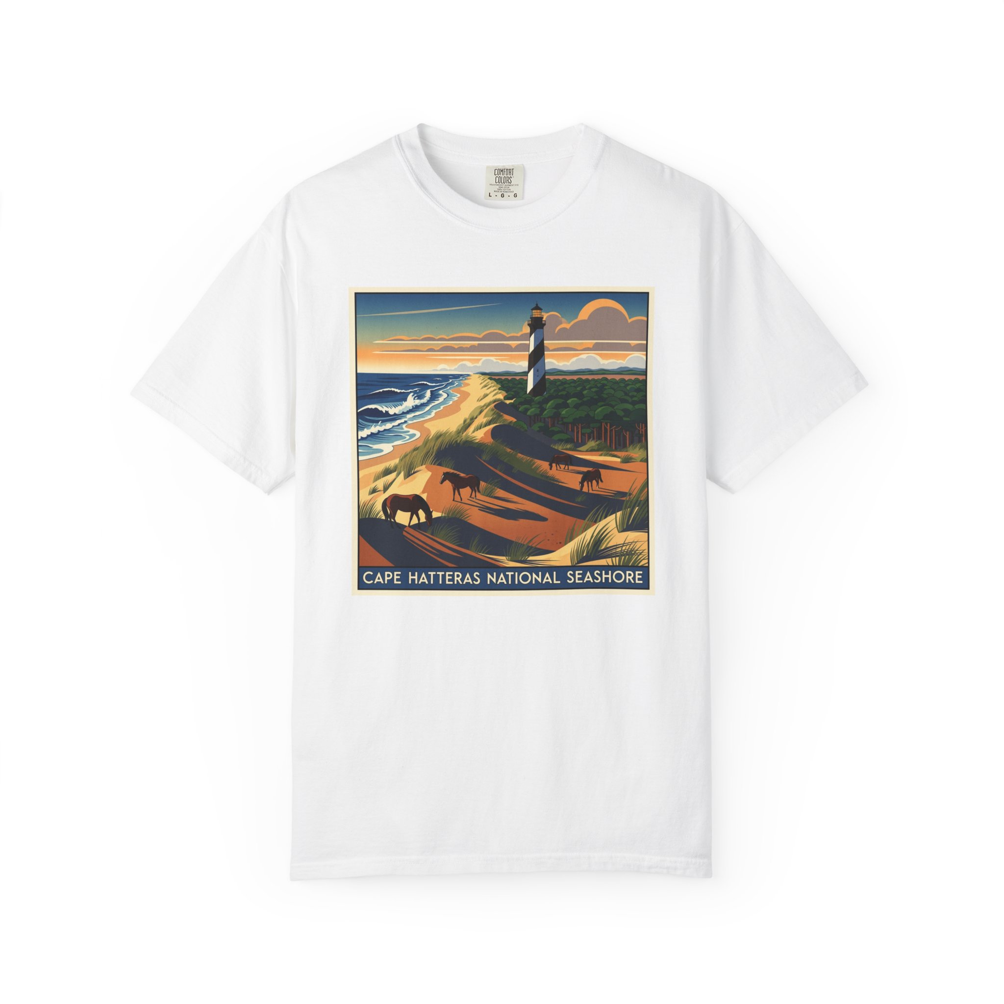 Cape Hatteras National Seashore WPA Style Unisex T-shirt