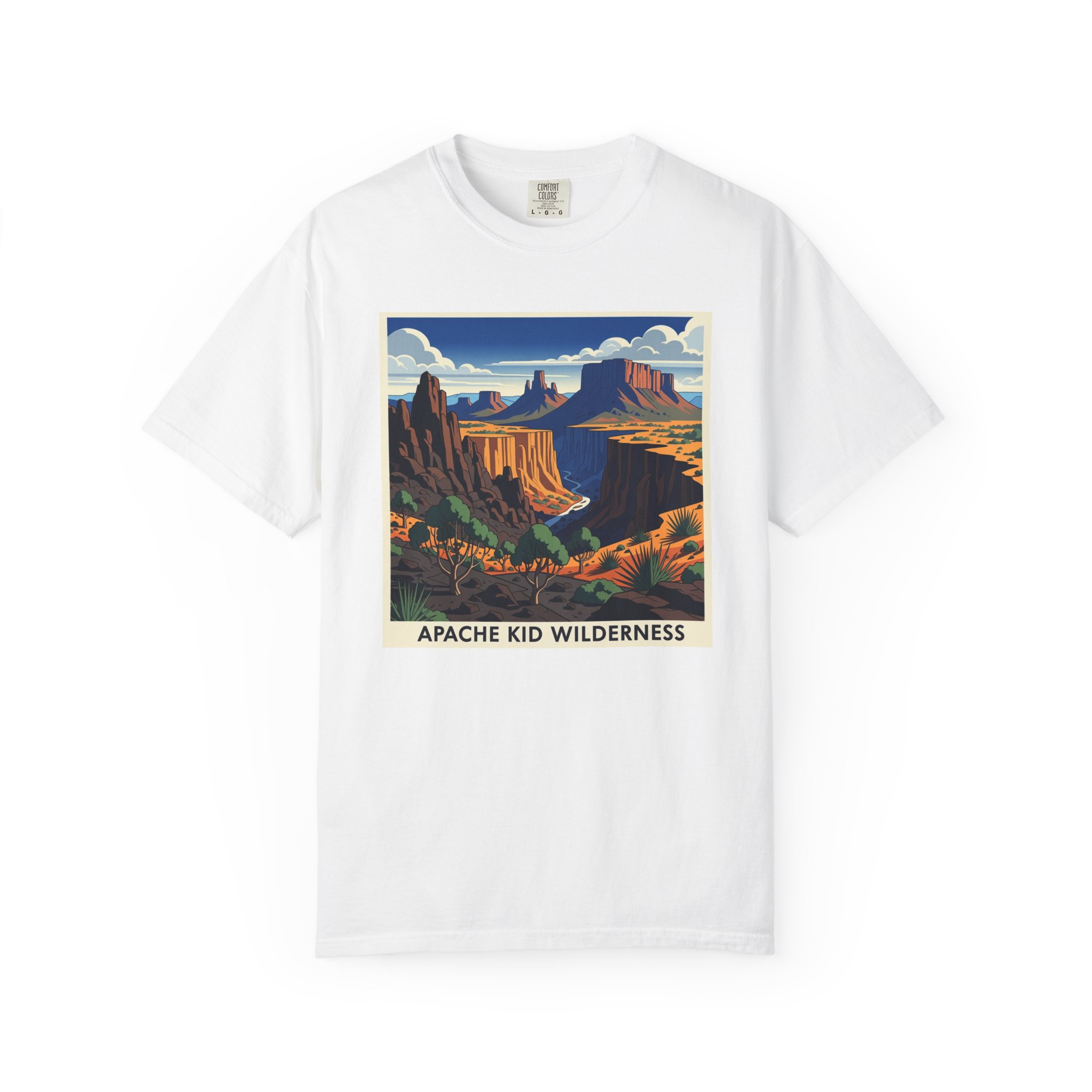Apache Kid Wilderness WPA Style Unisex T-shirt
