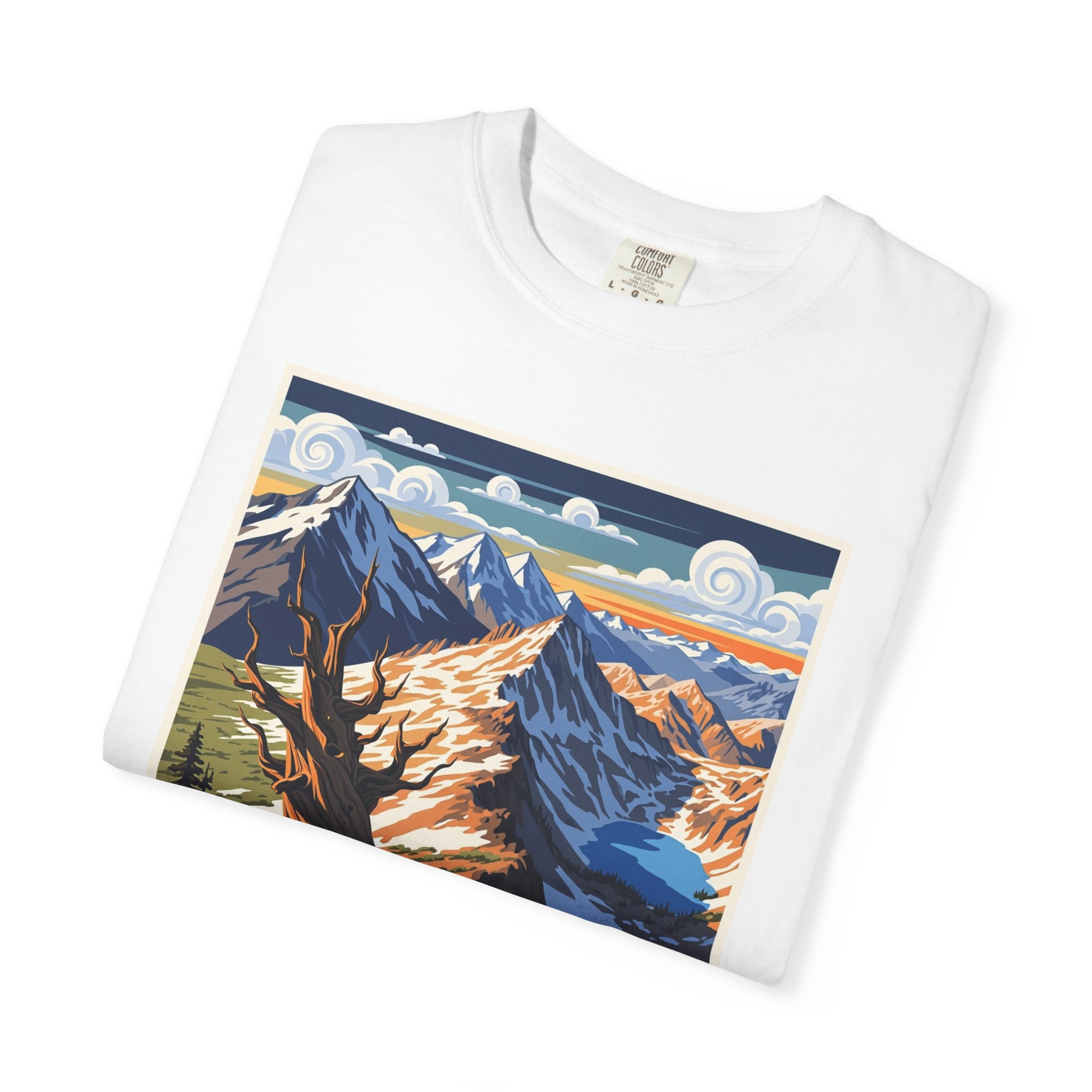 Humboldt–Toiyabe National Forest WPA Style Unisex T-shirt - Image 3