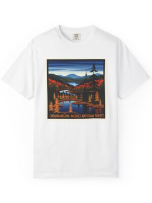 Chequamegon–Nicolet National Forest WPA Style Unisex T-shirt