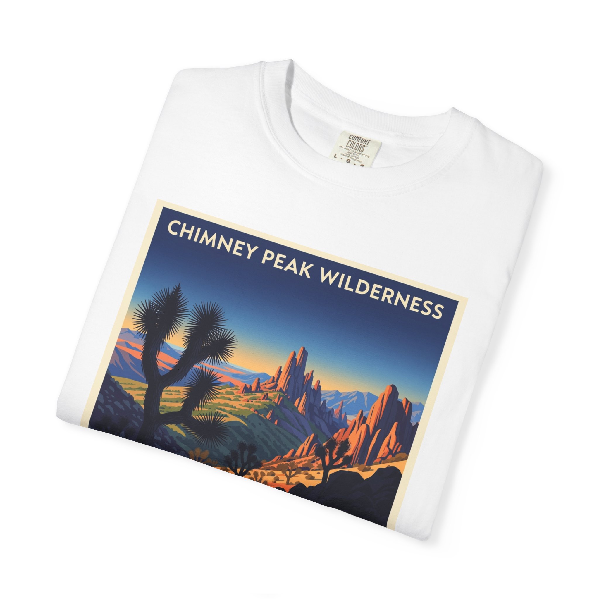 Chimney Peak Wilderness WPA Style Unisex T-shirt - Image 3