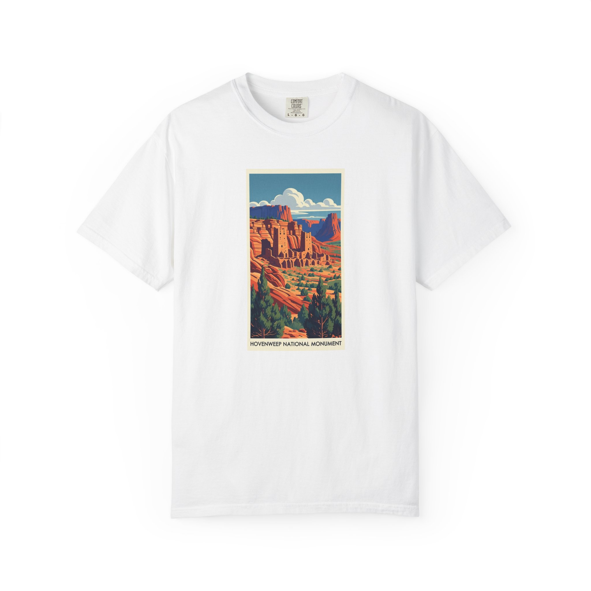Hovenweep National Monument WPA Style Unisex T-shirt