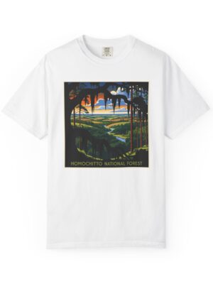 Homochitto National Forest WPA Style Unisex T-shirt
