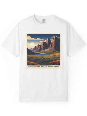 Gates of the Arctic Wilderness WPA Style Unisex T-shirt