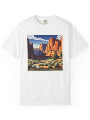High Rock Canyon Wilderness WPA Style Unisex T-shirt