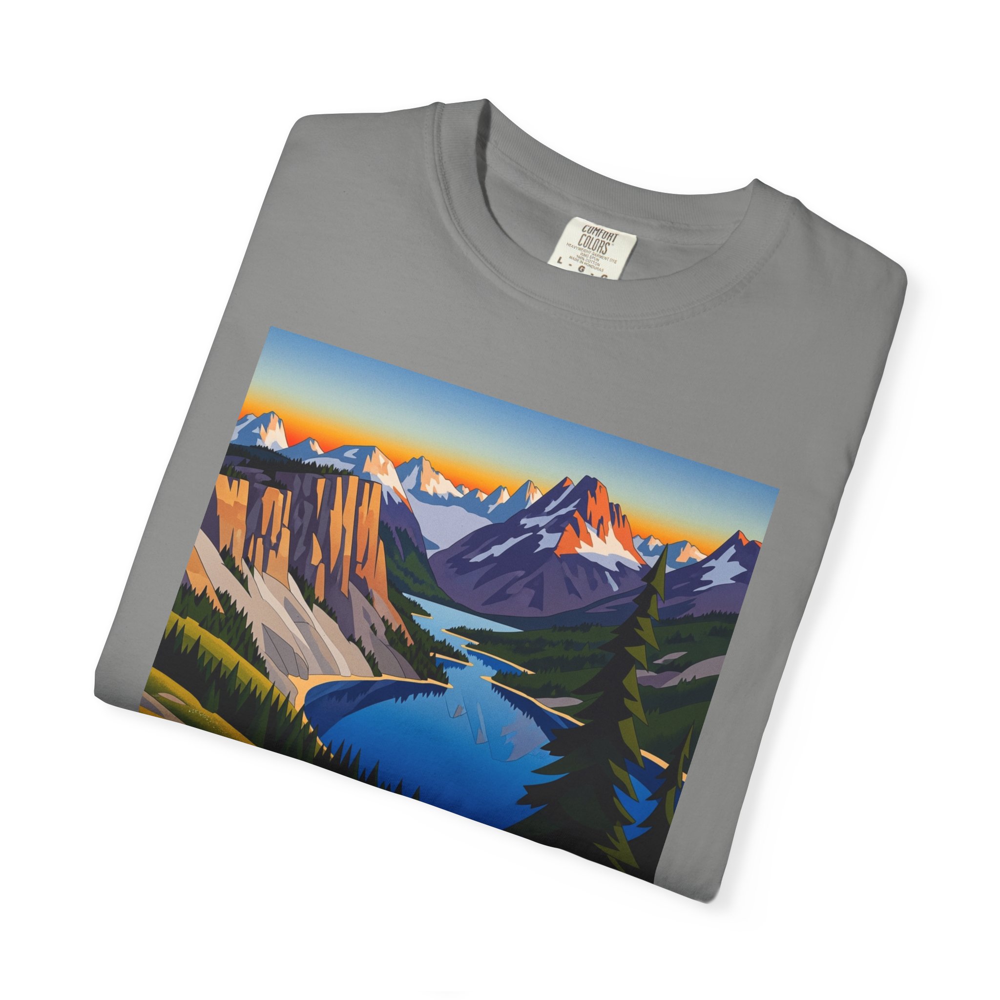 Absaroka–Beartooth Wilderness WPA Style Unisex T-shirt - Image 9