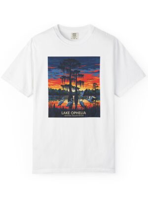 Lake Ophelia National Wildlife Refuge WPA Style Unisex T-shirt