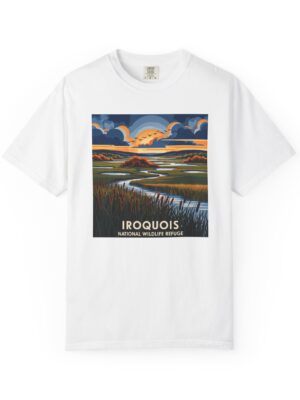 Iroquois National Wildlife Refuge WPA Style Unisex T-shirt