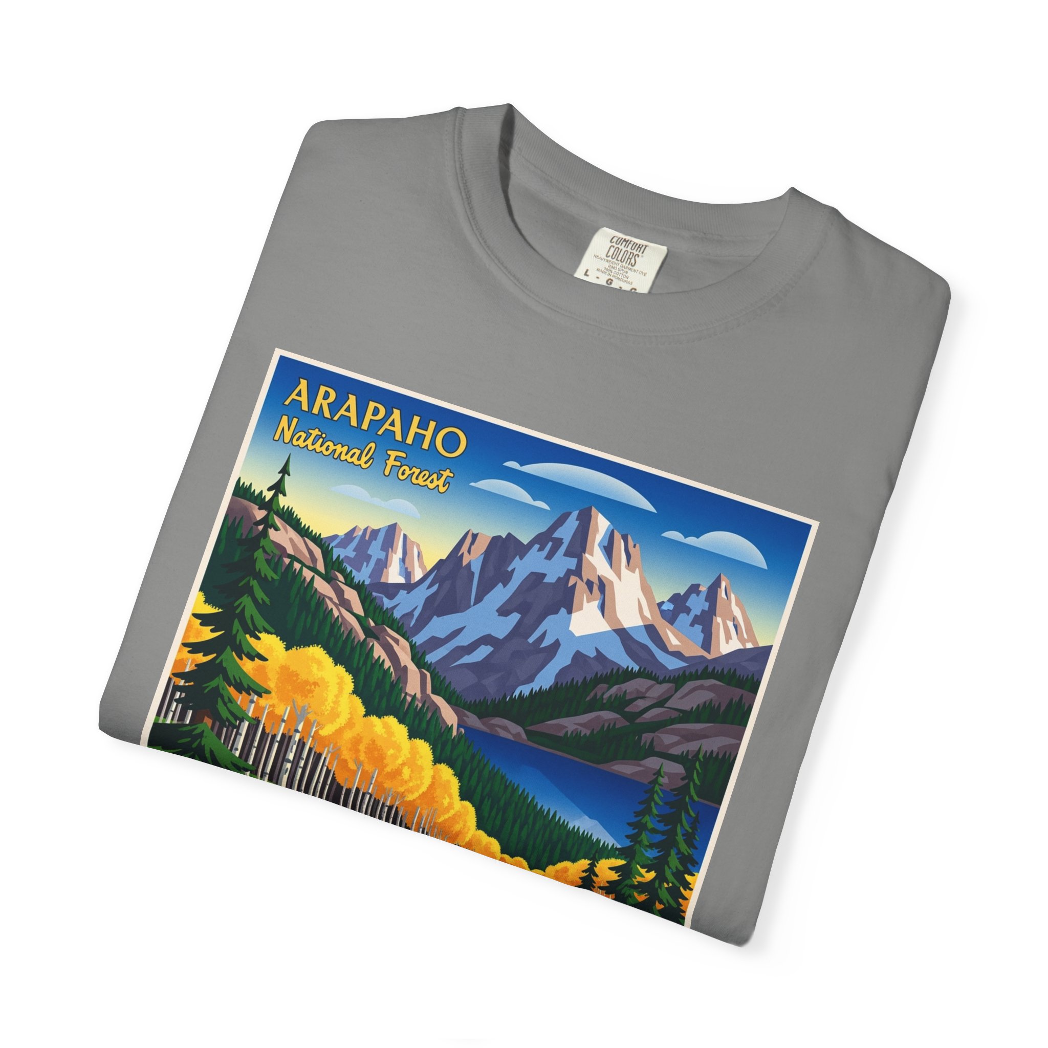 Arapaho National Forest WPA Style Unisex T-shirt - Image 9