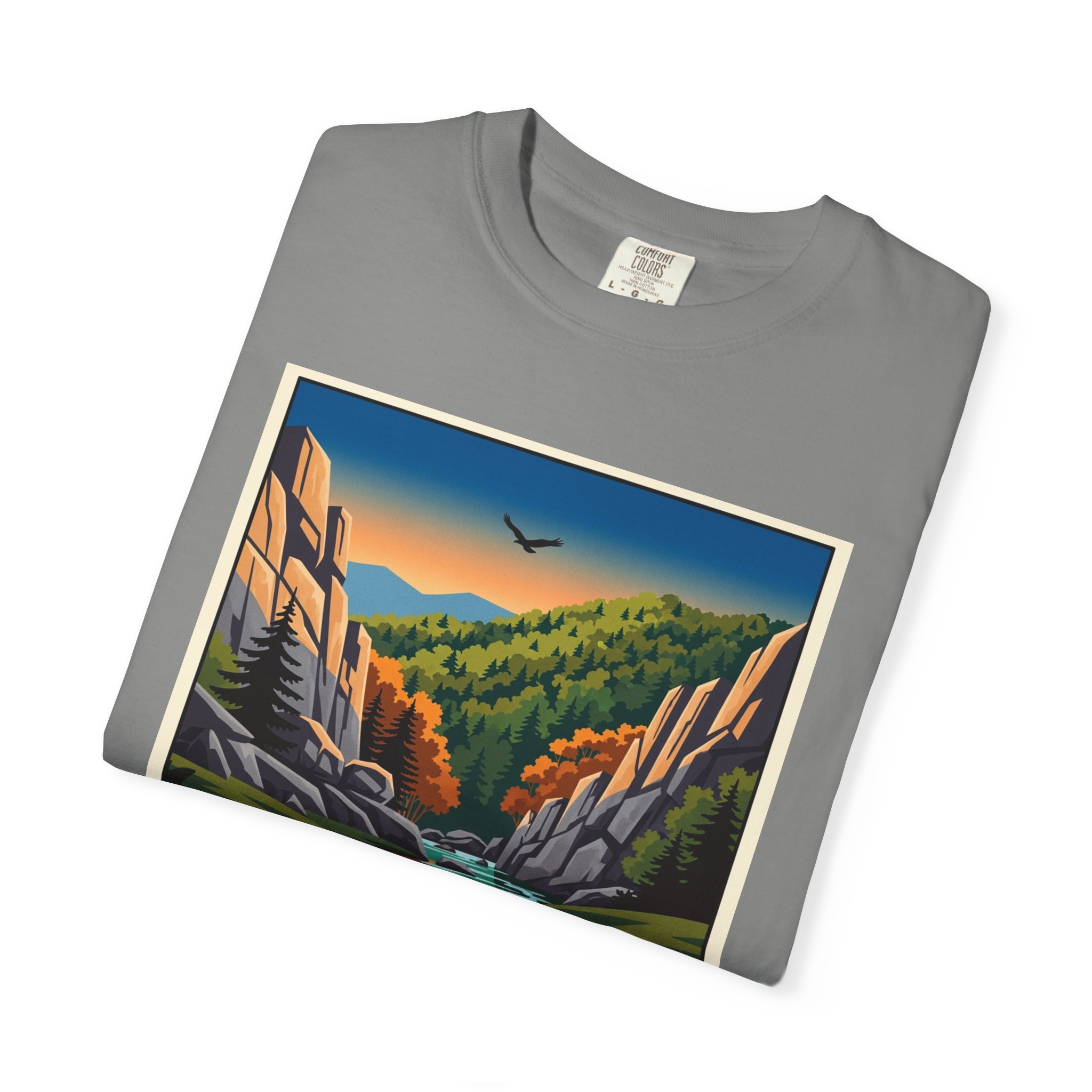 Chattahoochee National Forest WPA Style Unisex T-shirt - Image 9