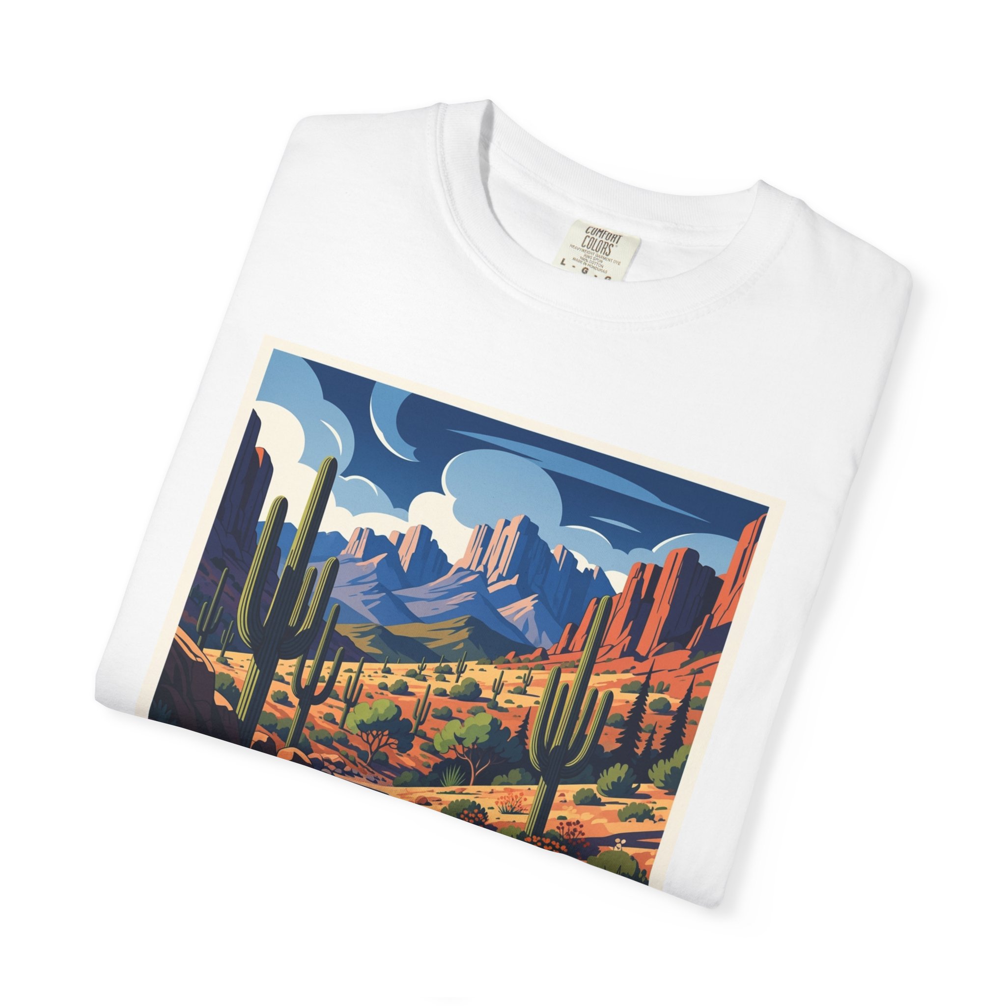 Apache Creek Wilderness WPA Style Unisex T-shirt - Image 3