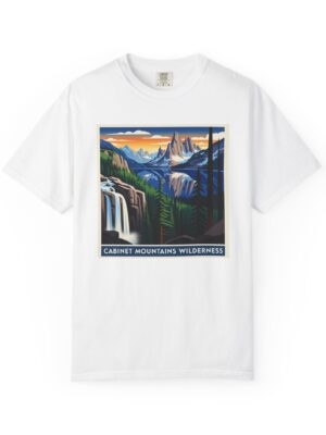 Cabinet Mountains Wilderness WPA Style Unisex T-shirt