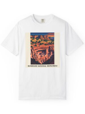 Bandelier National Monument WPA Style Unisex T-shirt