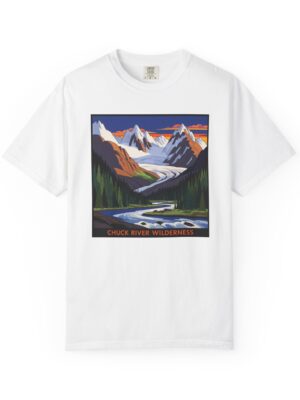 Chuck River Wilderness WPA Style Unisex T-shirt
