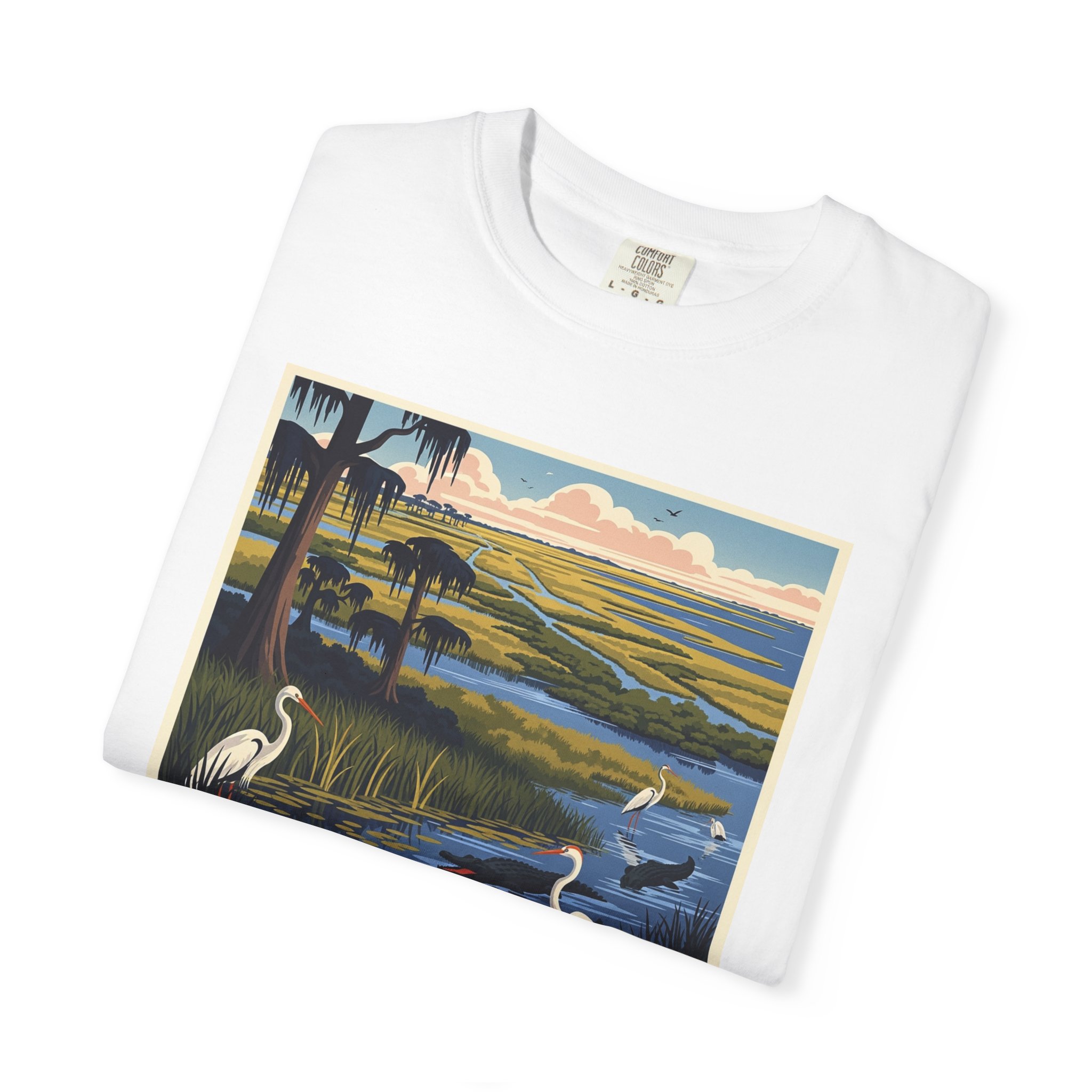 Everglades National Park WPA Style Unisex T-shirt - Image 3