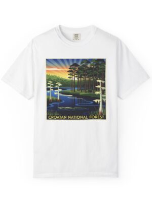Croatan National Forest WPA Style Unisex T-shirt