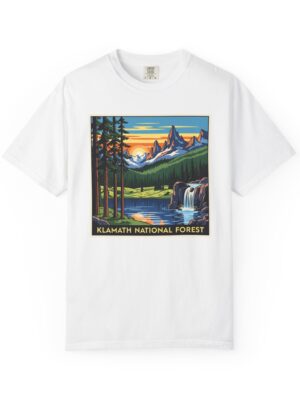 Klamath National Forest WPA Style Unisex T-shirt