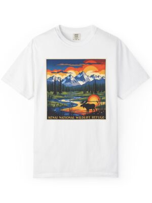 Kenai National Wildlife Refuge WPA Style Unisex T-shirt