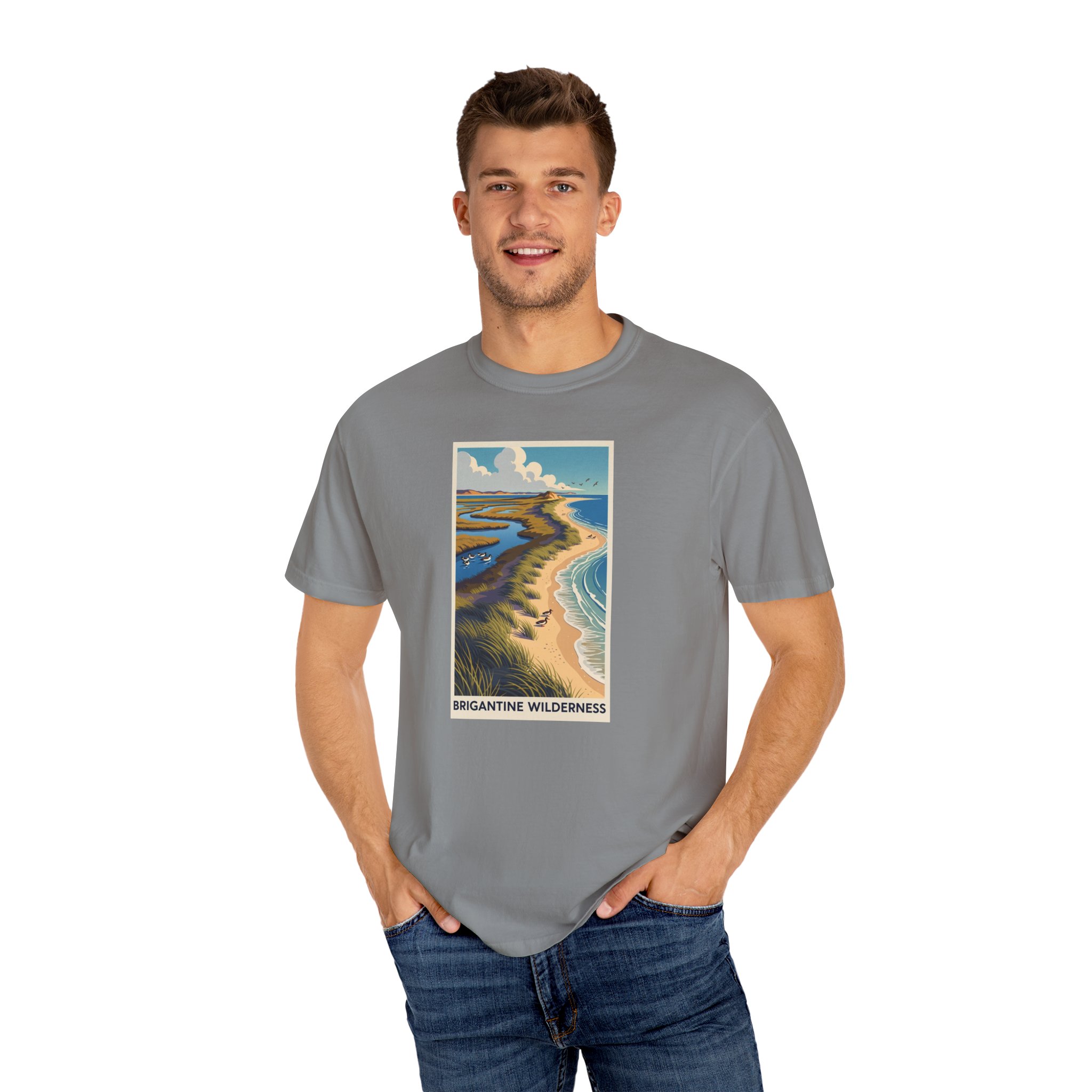 Brigantine Wilderness WPA Style Unisex T-shirt - Image 10