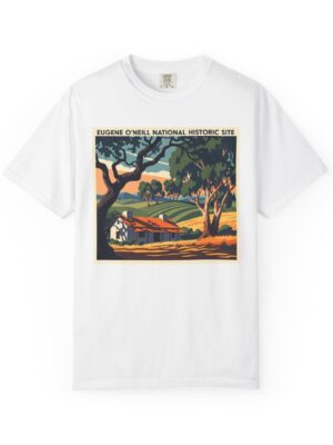 Eugene O'Neill National Historic Site WPA Style Unisex T-shirt