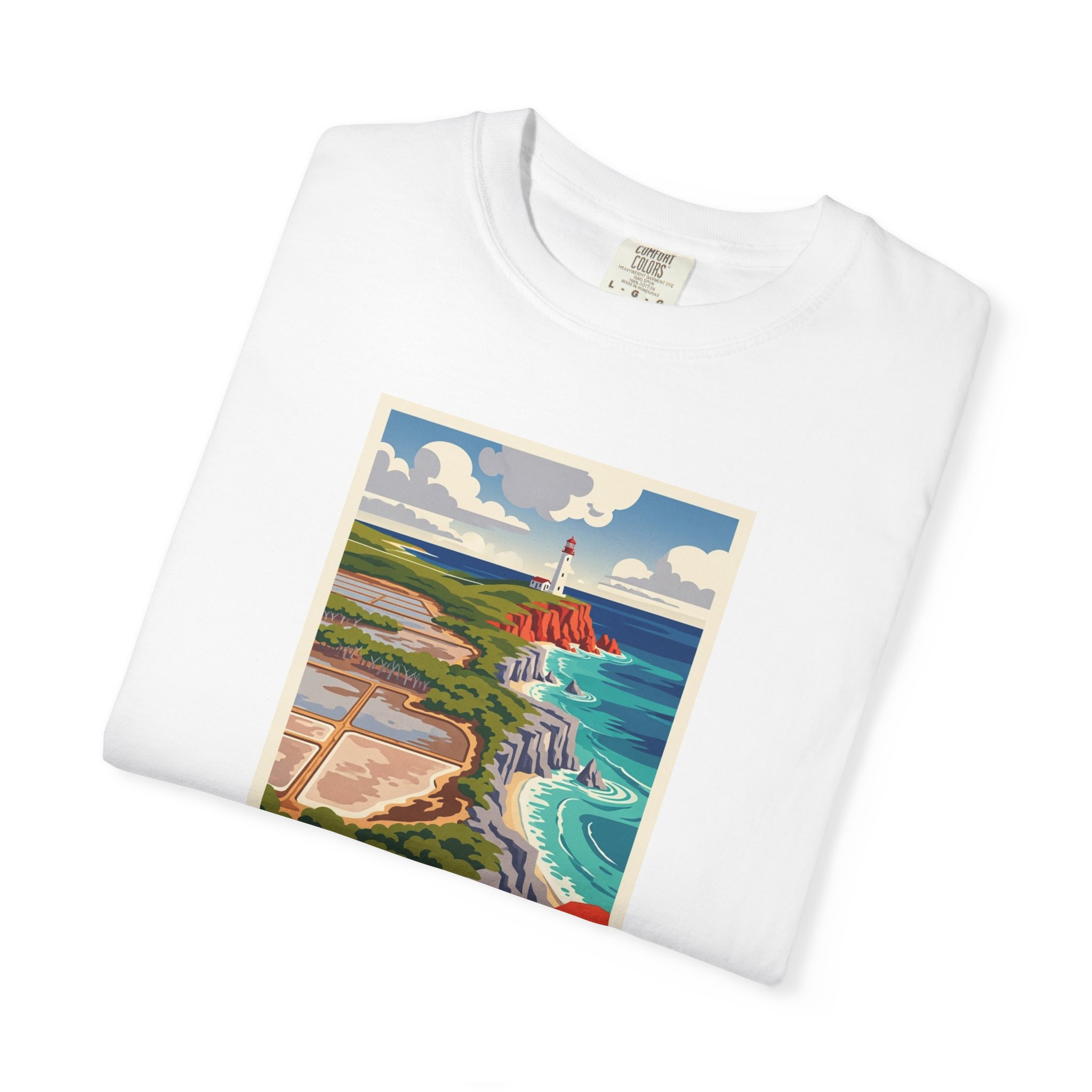 Cabo Rojo National Wildlife Refuge WPA Style Unisex T-shirt - Image 3