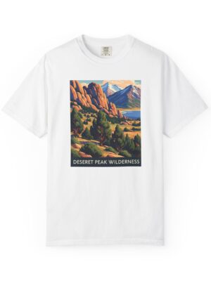 Deseret Peak Wilderness WPA Style Unisex T-shirt