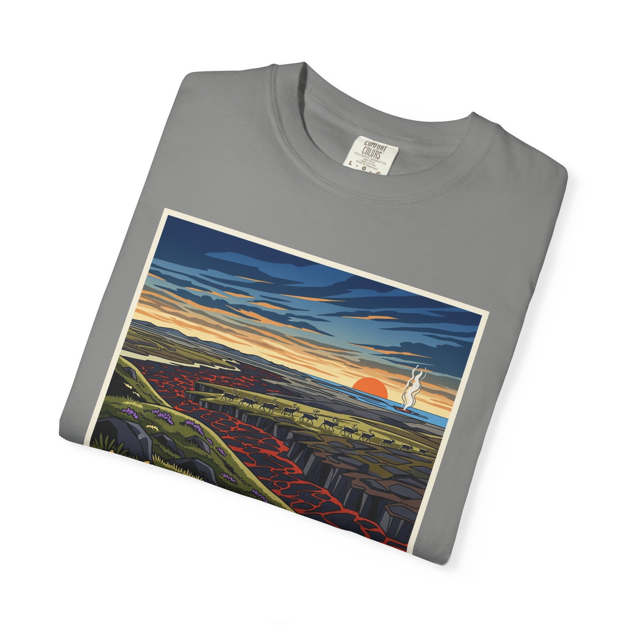 Bering Land Bridge National Preserve WPA Style Unisex T-shirt - Image 9