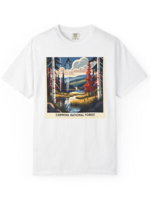 Chippewa National Forest WPA Style Unisex T-shirt