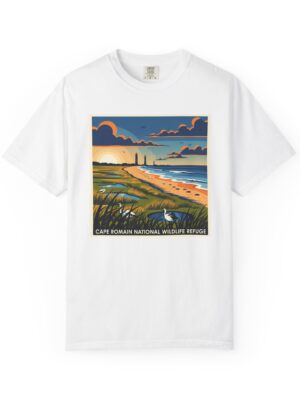 Cape Romain National Wildlife Refuge WPA Style Unisex T-shirt