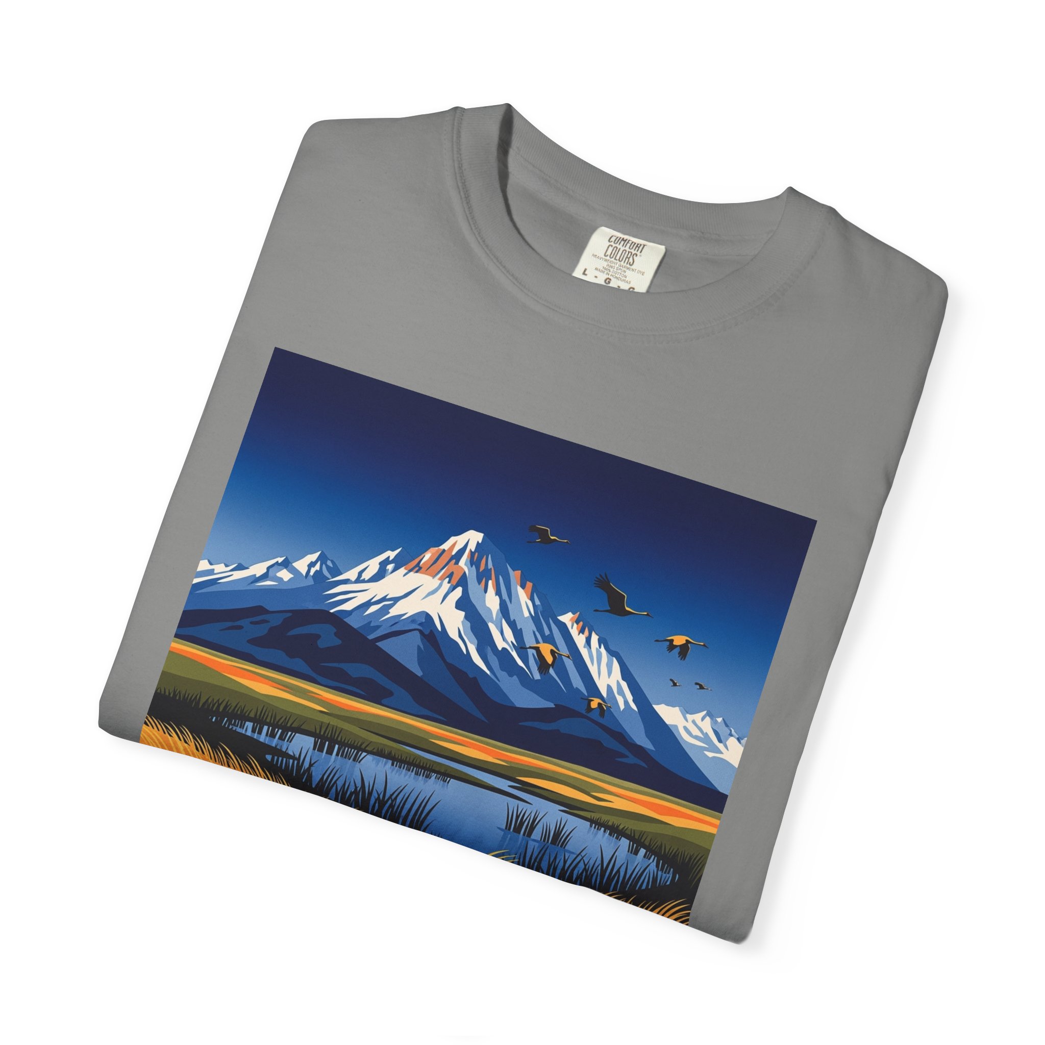 Baca National Wildlife Refuge WPA Style Unisex T-shirt - Image 9