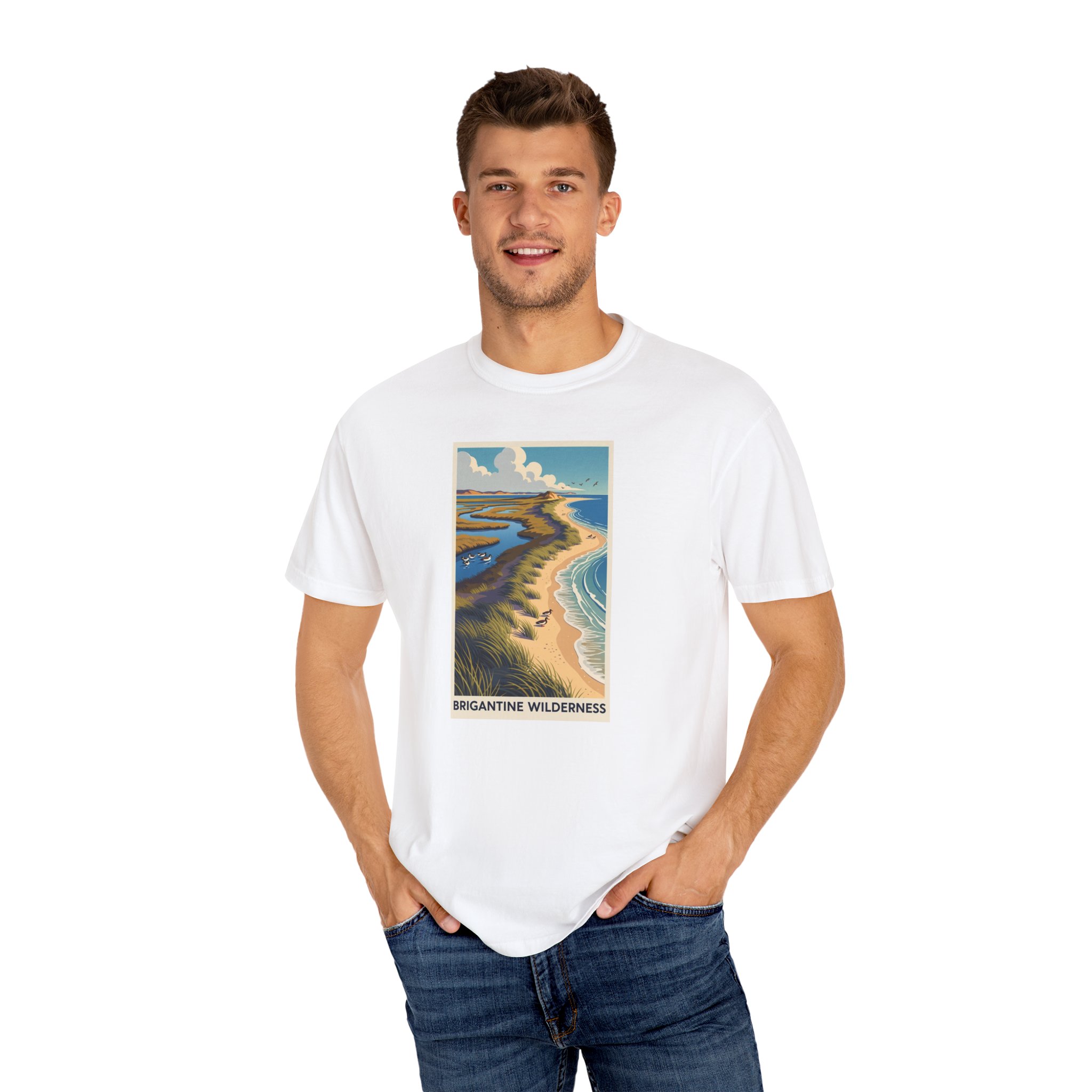 Brigantine Wilderness WPA Style Unisex T-shirt - Image 4