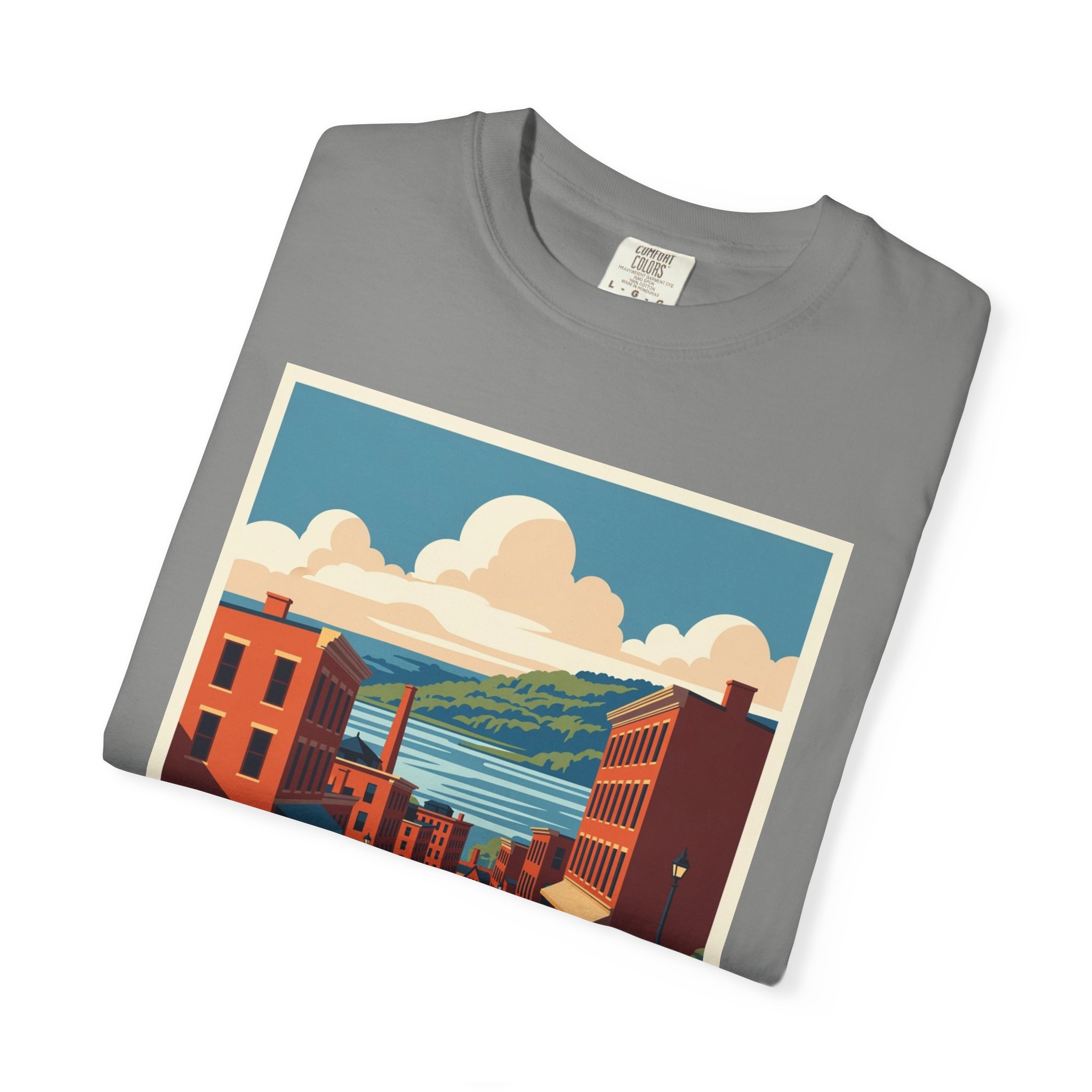 Kate Mullany National Historic Site WPA Style Unisex T-shirt - Image 9