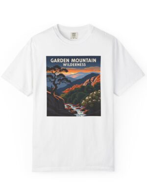 Garden Mountain Wilderness WPA Style Unisex T-shirt
