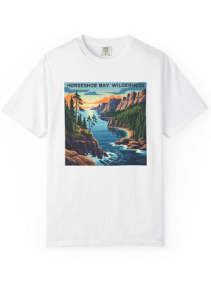 Horseshoe Bay Wilderness WPA Style Unisex T-shirt