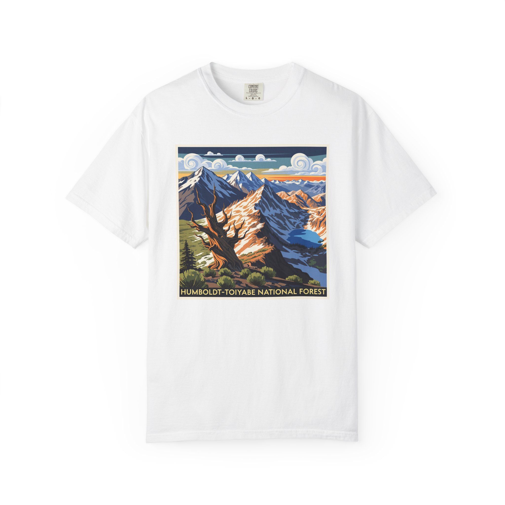 Humboldt–Toiyabe National Forest WPA Style Unisex T-shirt
