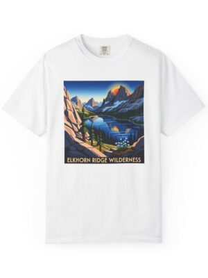 Elkhorn Ridge Wilderness WPA Style Unisex T-shirt