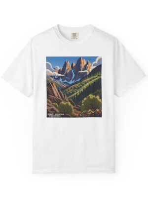 Beauty Mountain Wilderness WPA Style Unisex T-shirt