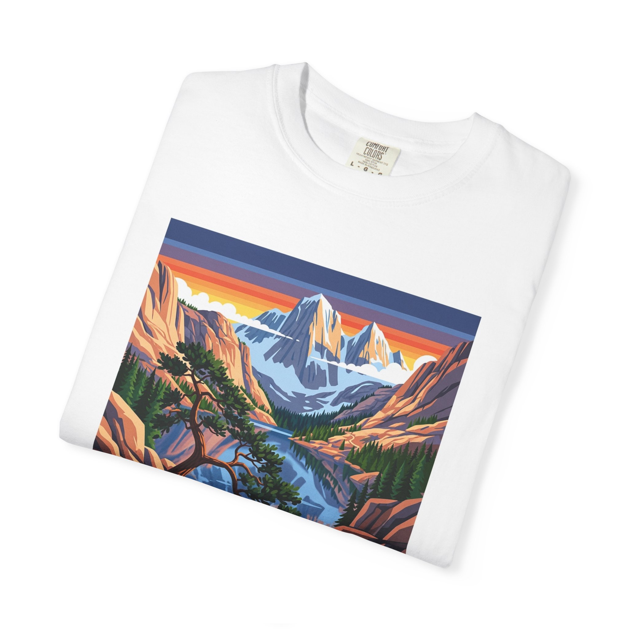 Hoover Wilderness WPA Style Unisex T-shirt - Image 3