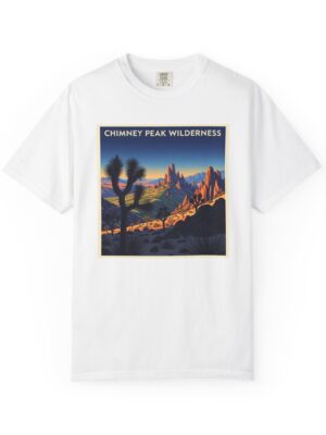 Chimney Peak Wilderness WPA Style Unisex T-shirt