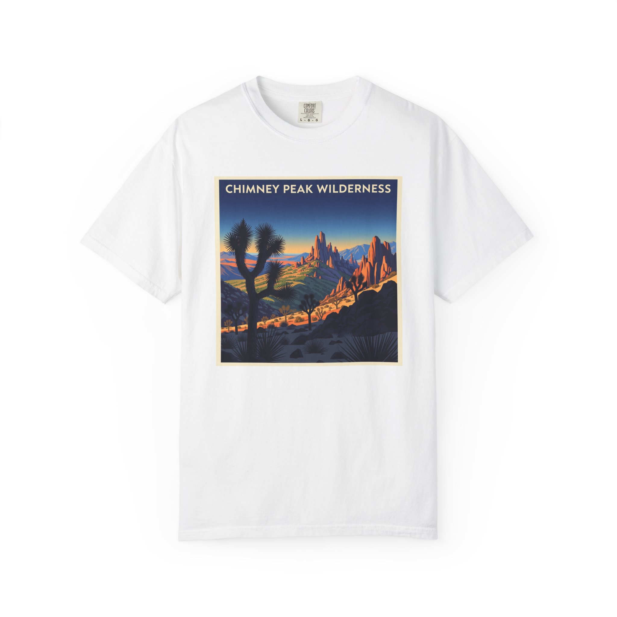 Chimney Peak Wilderness WPA Style Unisex T-shirt